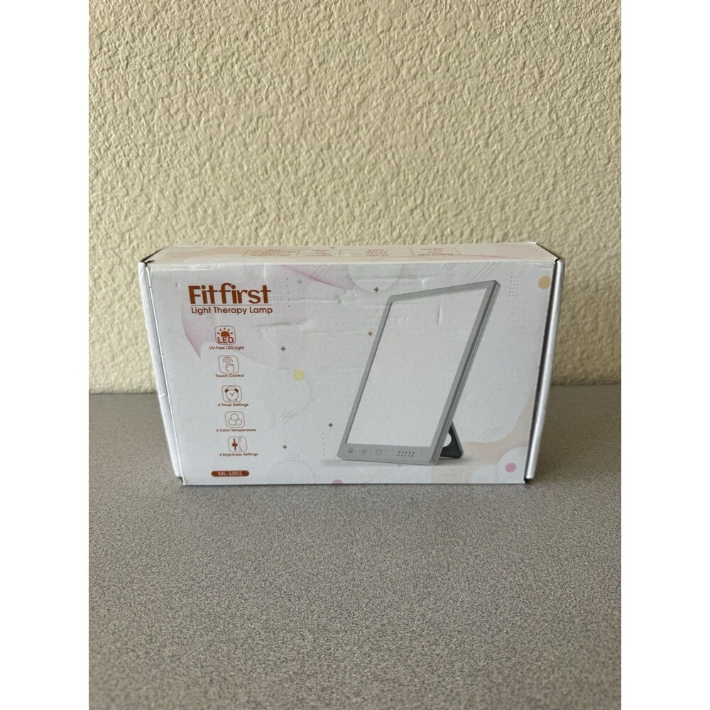 Fitfirst ML-L001 Light Therapy Lamp 10000 Lux LED SAD Lamp Timer Touch Control